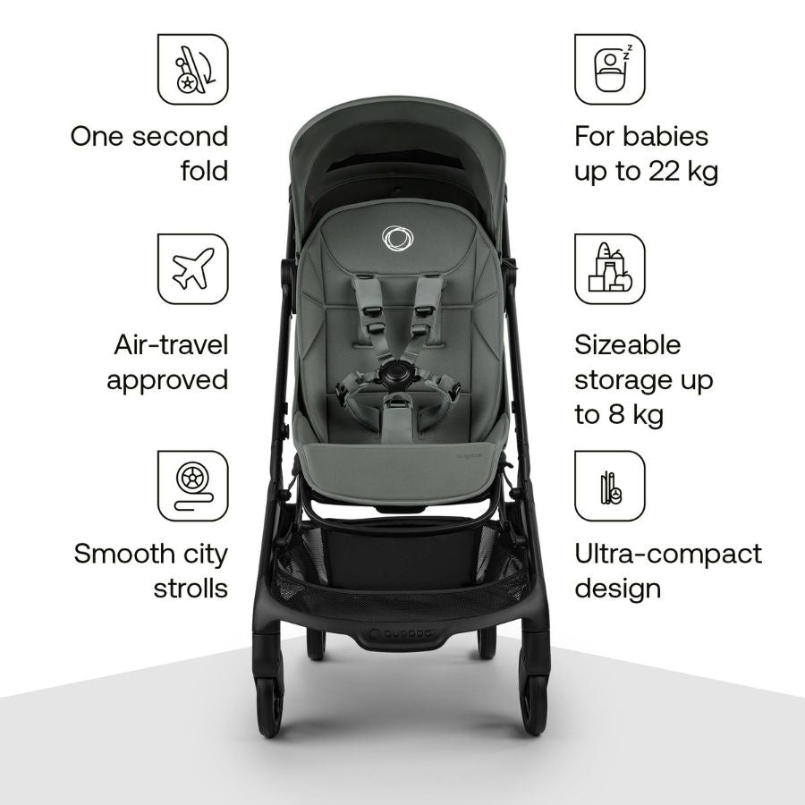 bugaboo butterfly dimensions folded Bugaboo Butterfly 2 Complete Stroller Ultra Compact – bugaboo