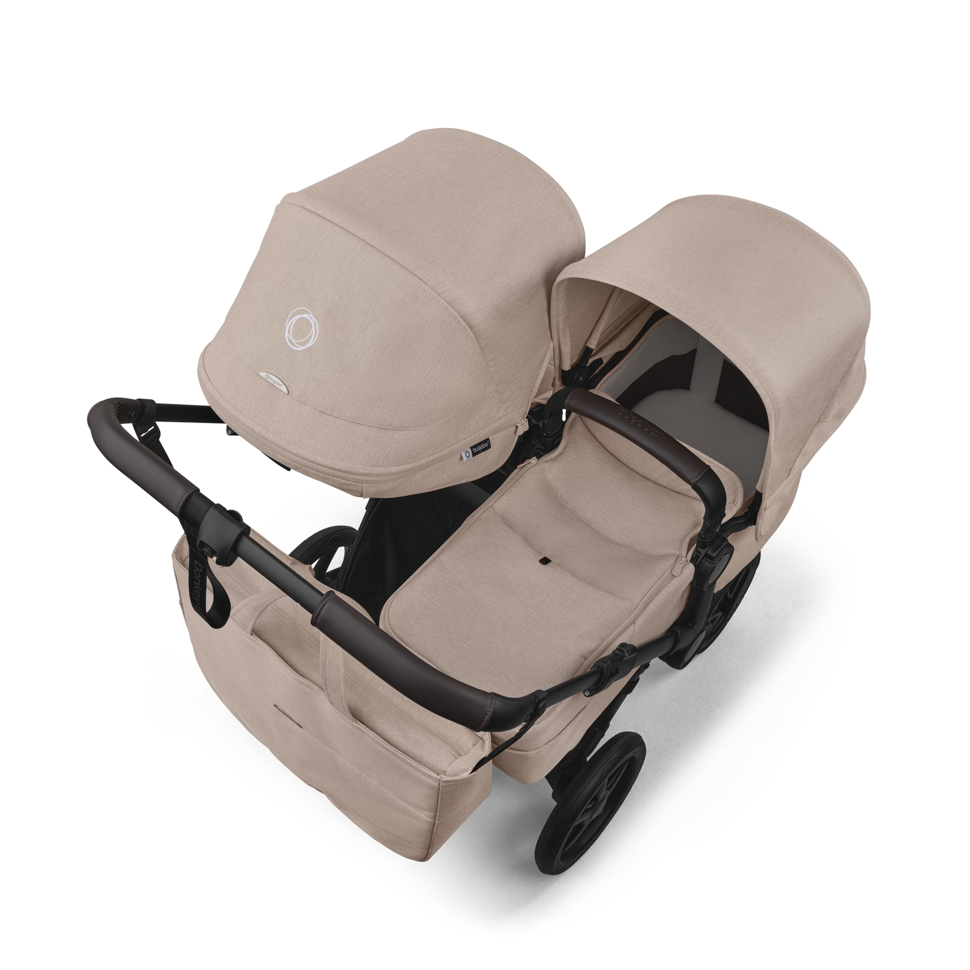 Donkey 6 Duo Sibling Stroller Bundle (1 Bassinet +2 Toddler Seats)