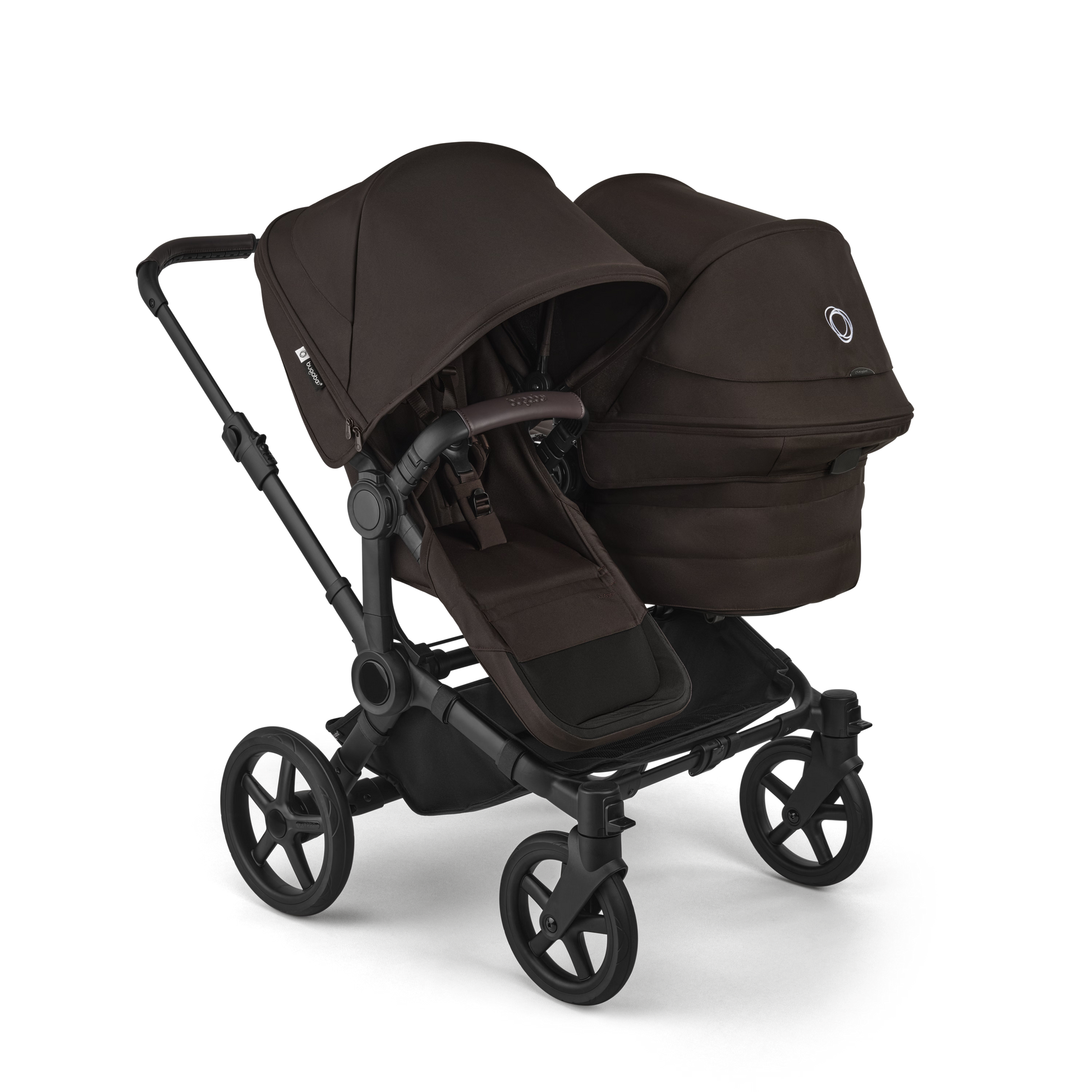 Donkey 6 Duo Sibling Stroller Bundle (1 Bassinet +2 Toddler Seats)