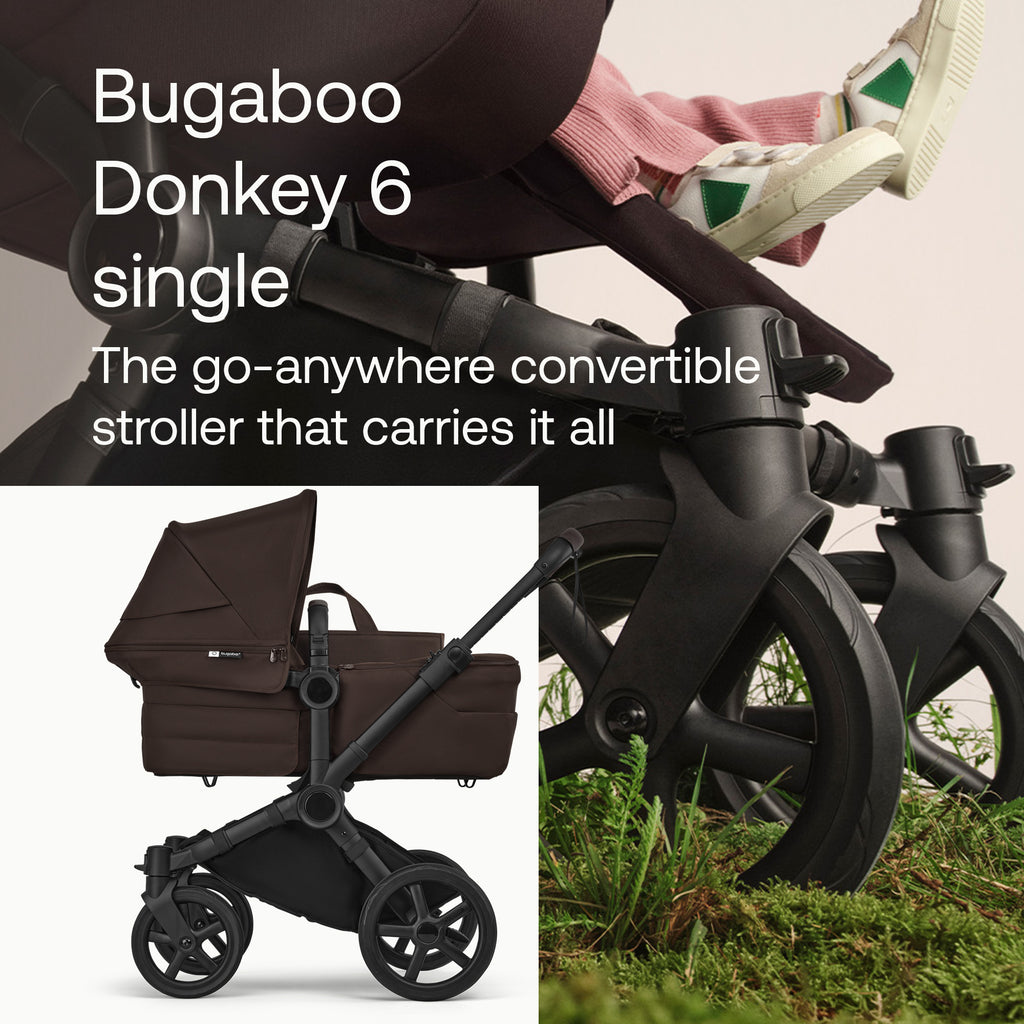 Donkey 6 Mono Stroller (1 Bassinet + 1  Toddler Seat)