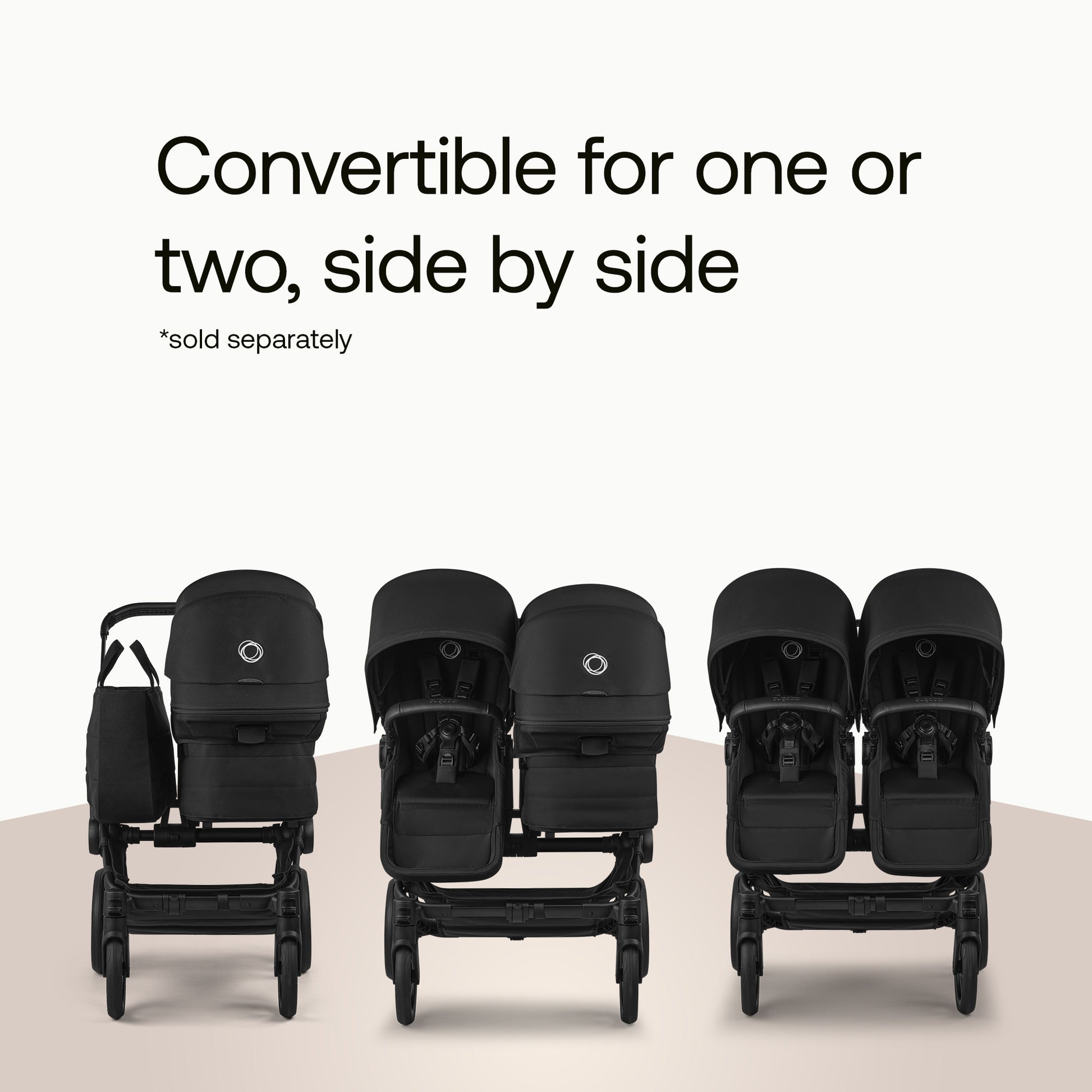 Donkey 6 Duo Sibling Stroller Bundle (1 Bassinet +2 Toddler Seats) – bugaboo