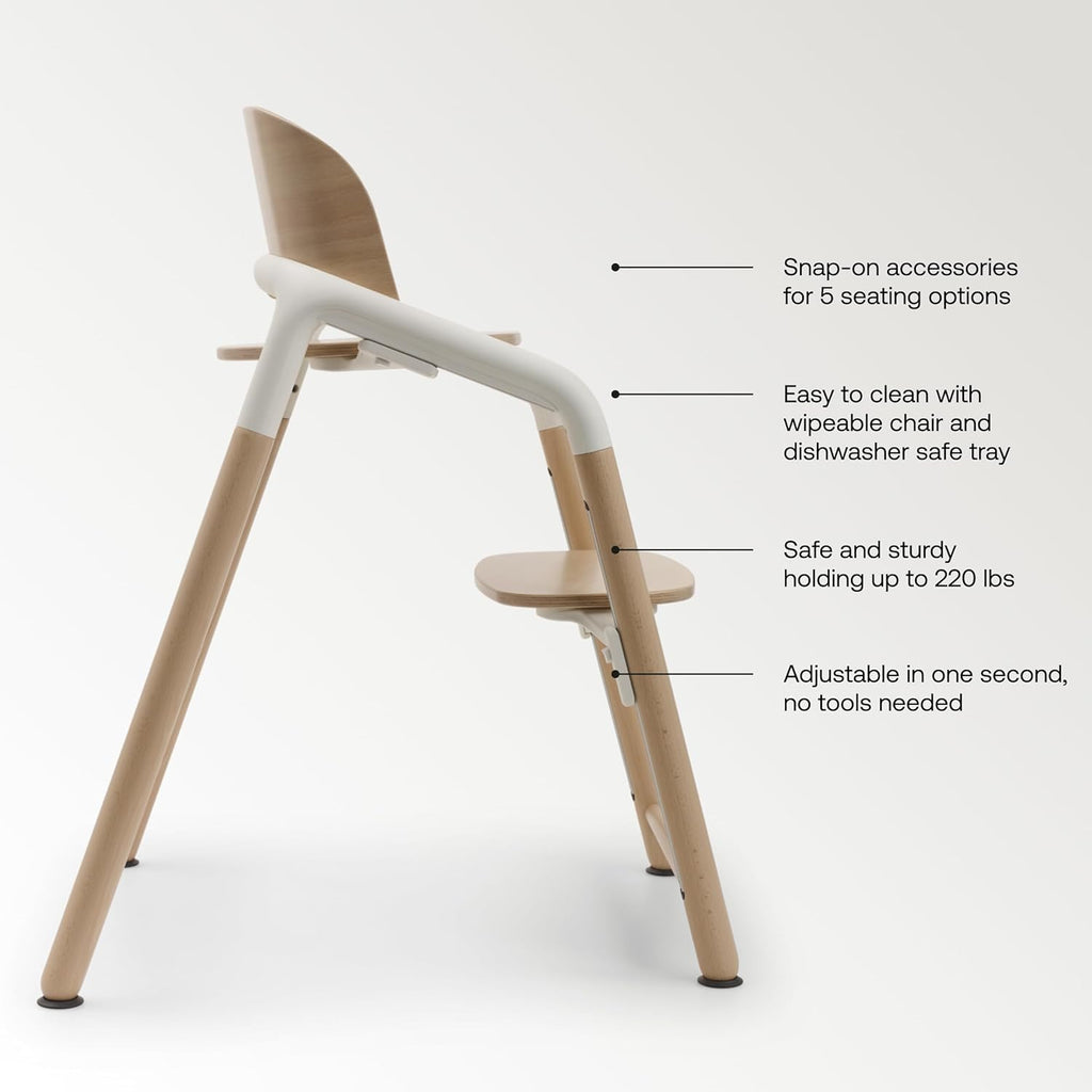 Giraffe High Chair Base with baby set & tray Bundle