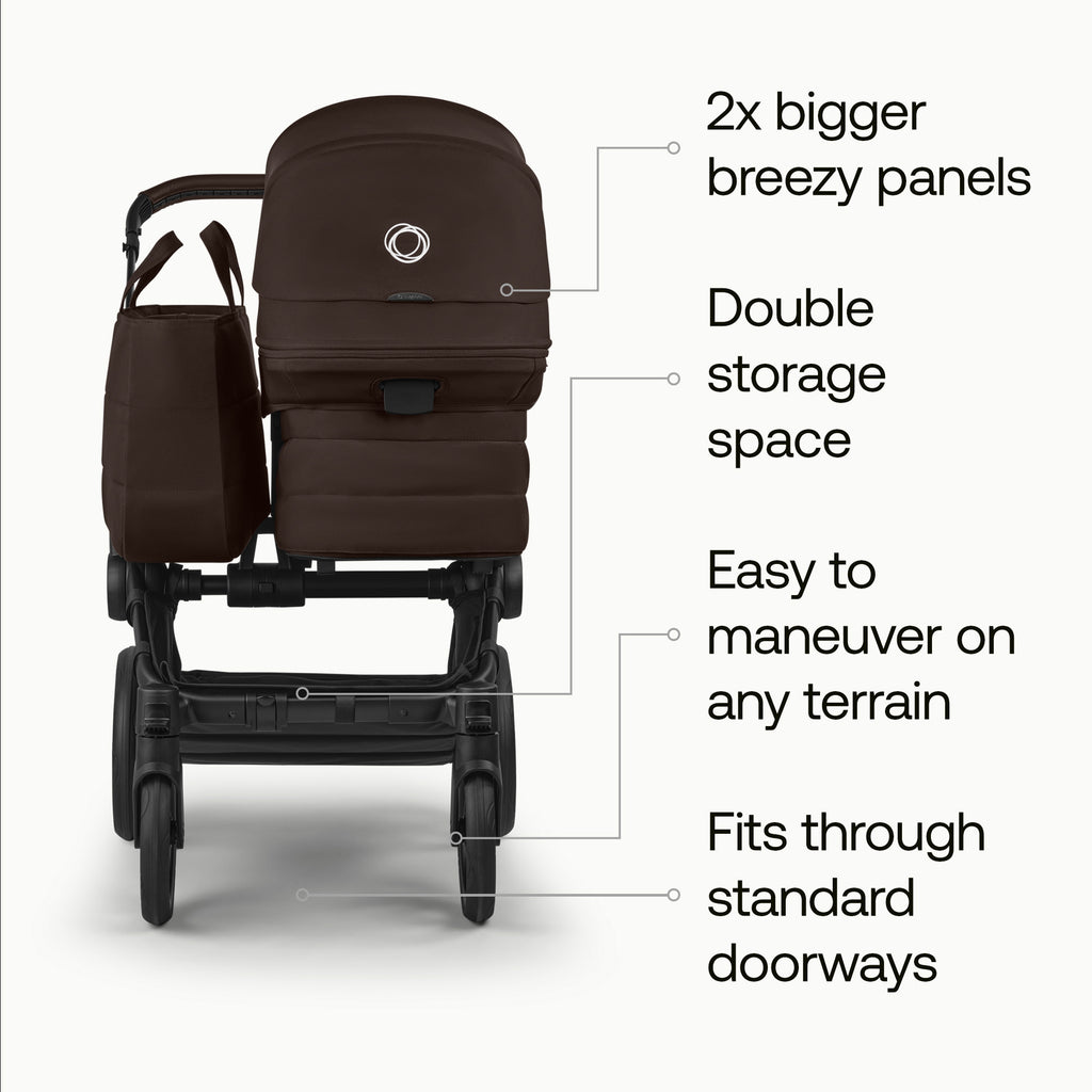 Donkey 6 Mono Stroller (1 Bassinet + 1  Toddler Seat)