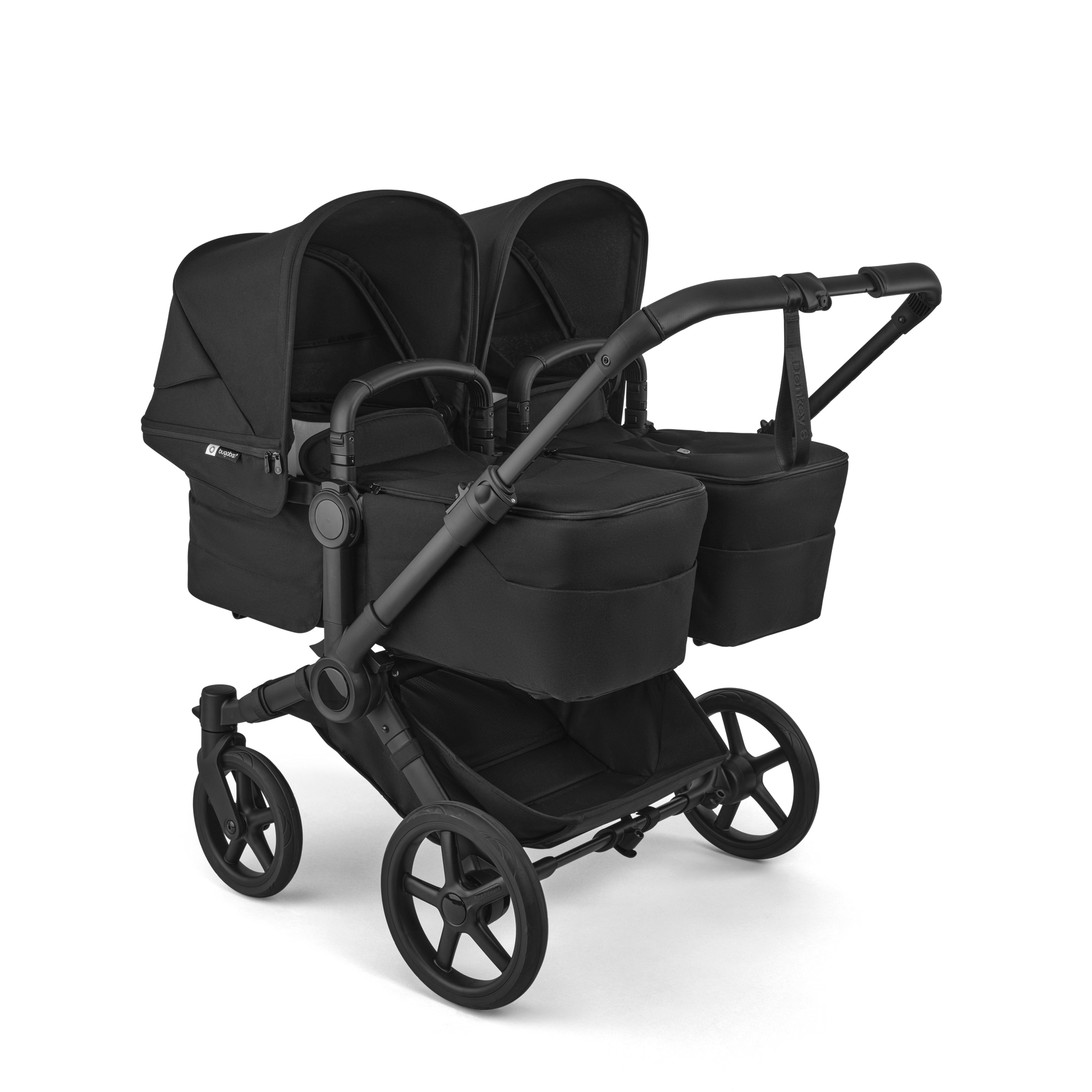 Donkey 6 Twin & Sibling Stroller Bundle (2 Bassinet + 2 Toddler Seats)