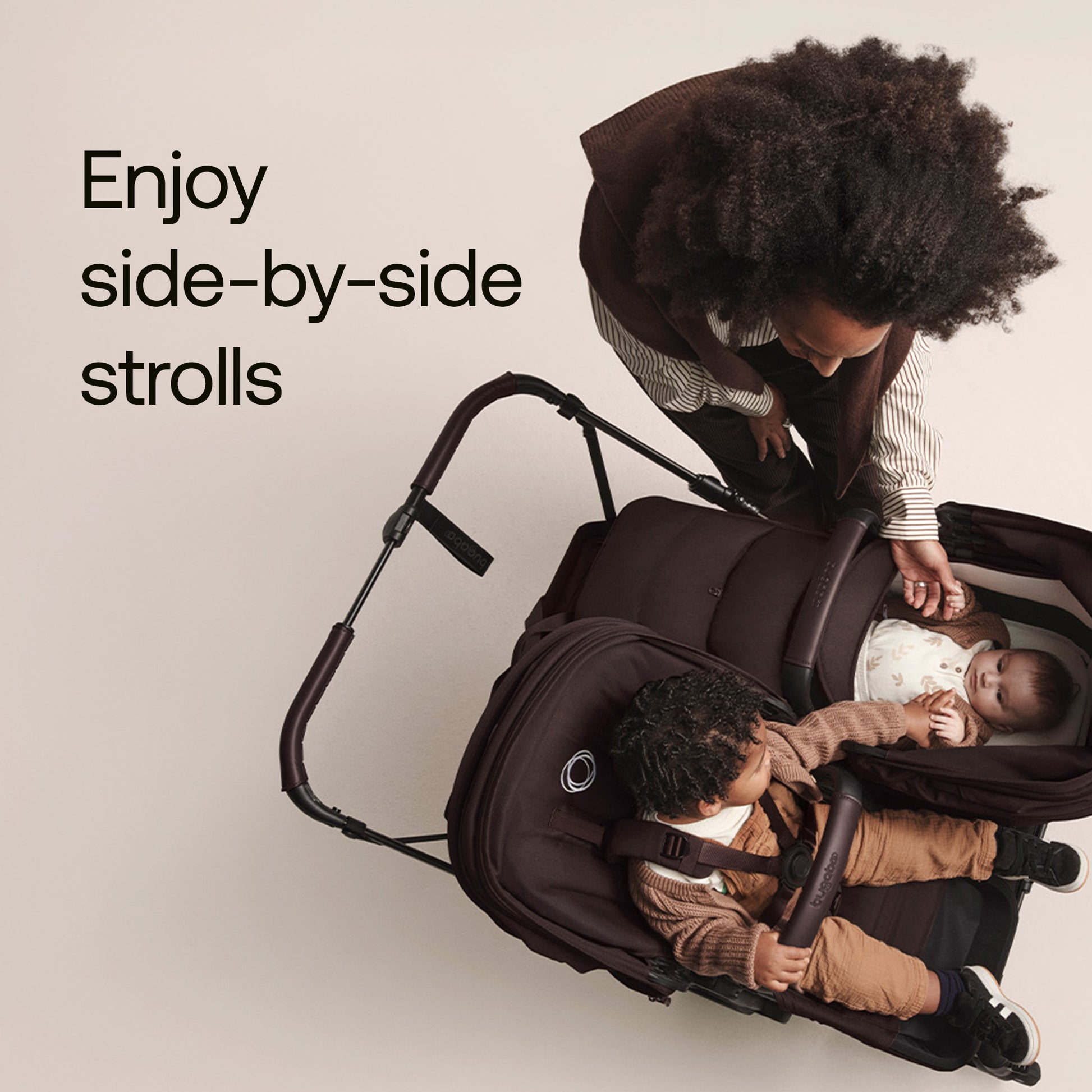 Donkey 6 Duo Sibling Stroller Bundle (1 Bassinet +2 Toddler Seats)