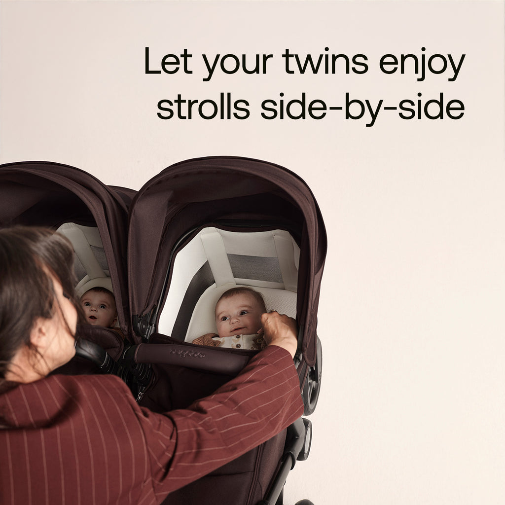 Donkey 6 Twin & Sibling Stroller Bundle (2 Bassinet + 2 Toddler Seats)
