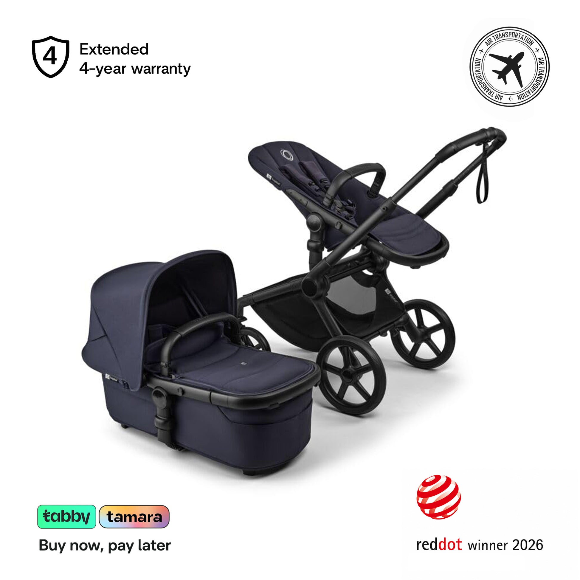 Fox 5 Renew Complete Stroller 2 In 1 All Terrain For Newborns Eco Friendly And Durable