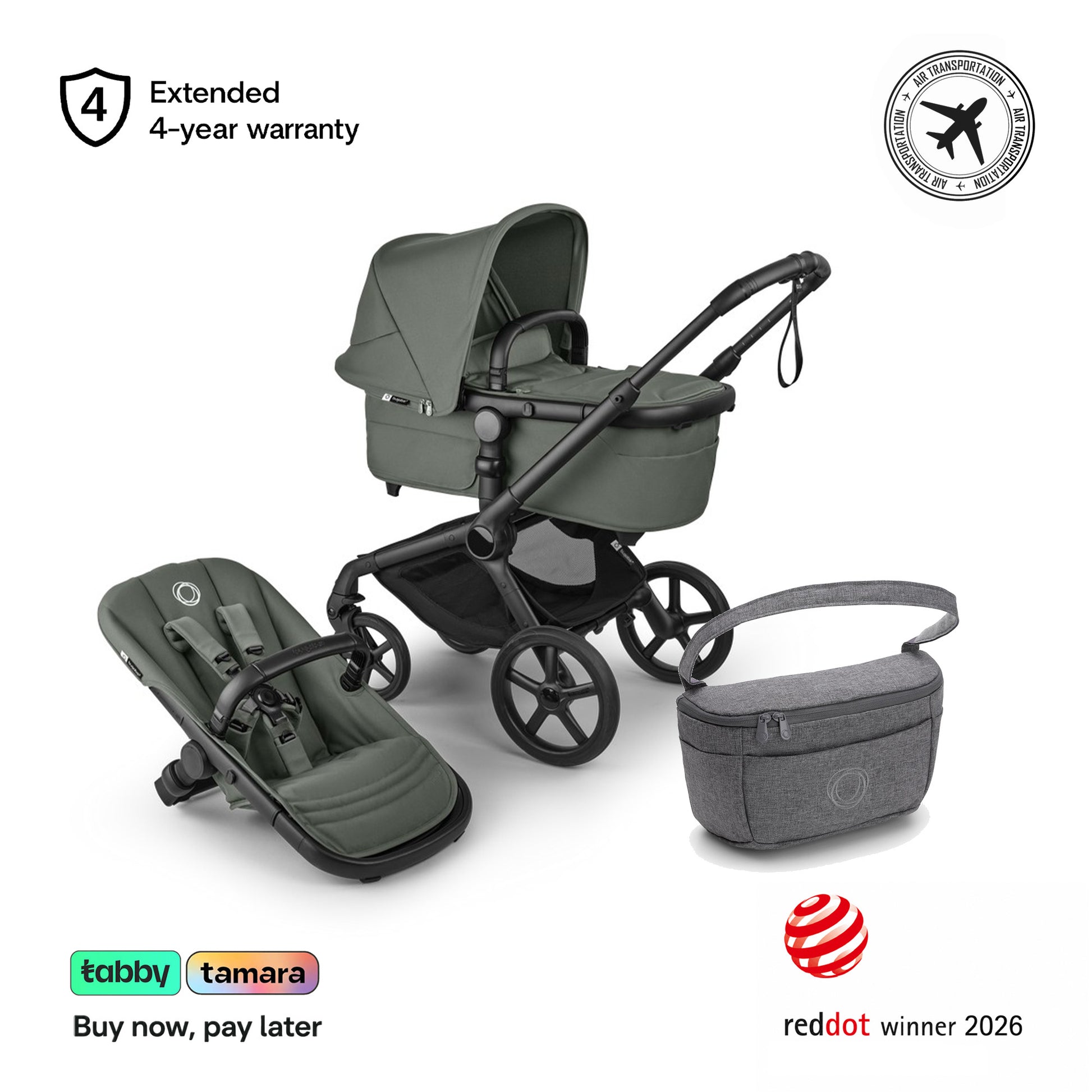 Fox 5 Renew Stroller & Organizer Bundle
