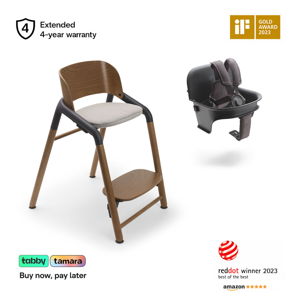 Giraffe High Chair Base & Baby Set bundle