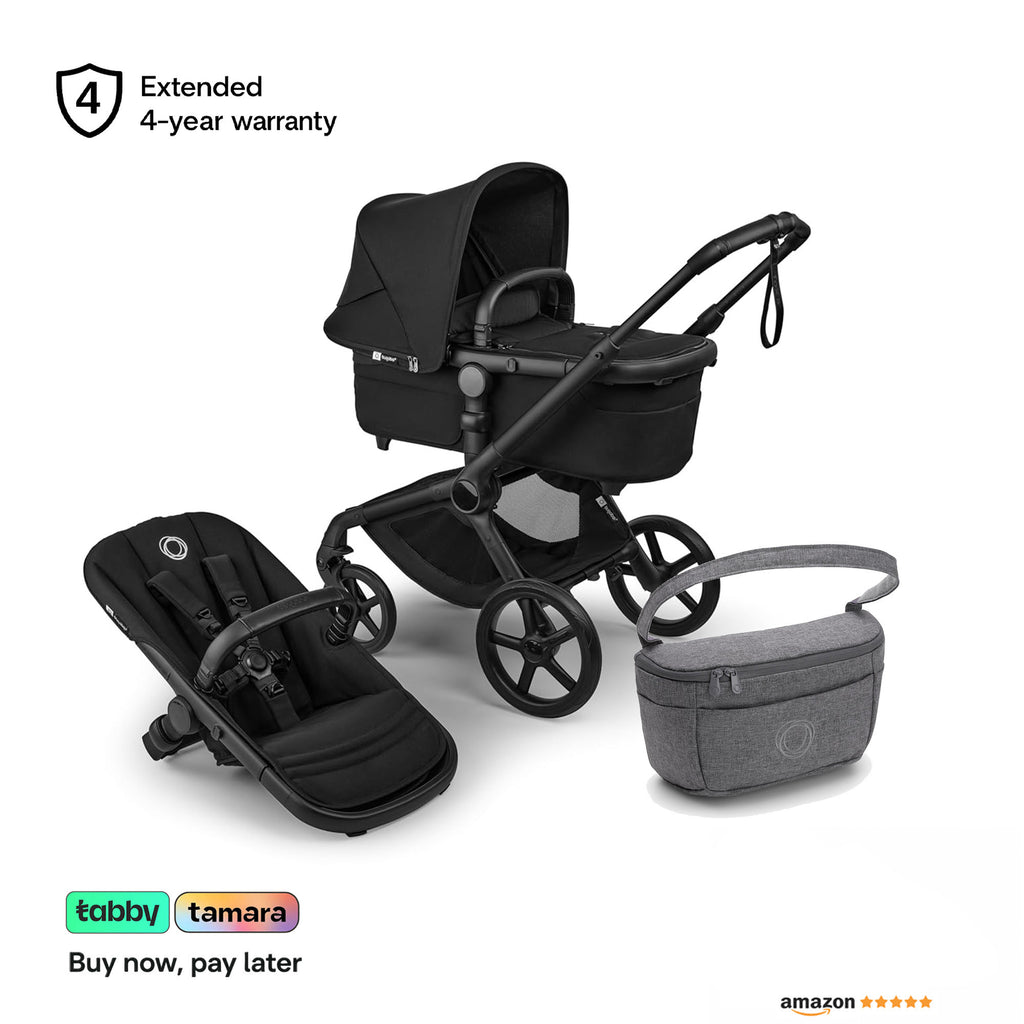 Fox 5 Renew Stroller & Grey Organizer Bundle