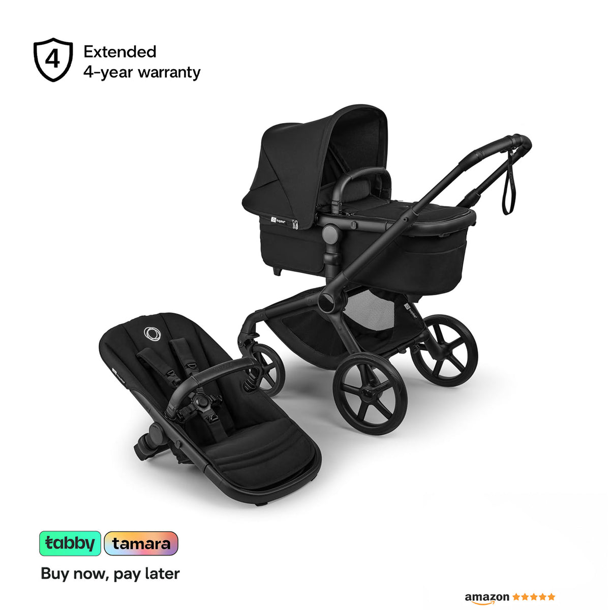 Fox 5 Renew Complete Stroller 2 In 1 All Terrain For Newborns Eco Friendly And Durable