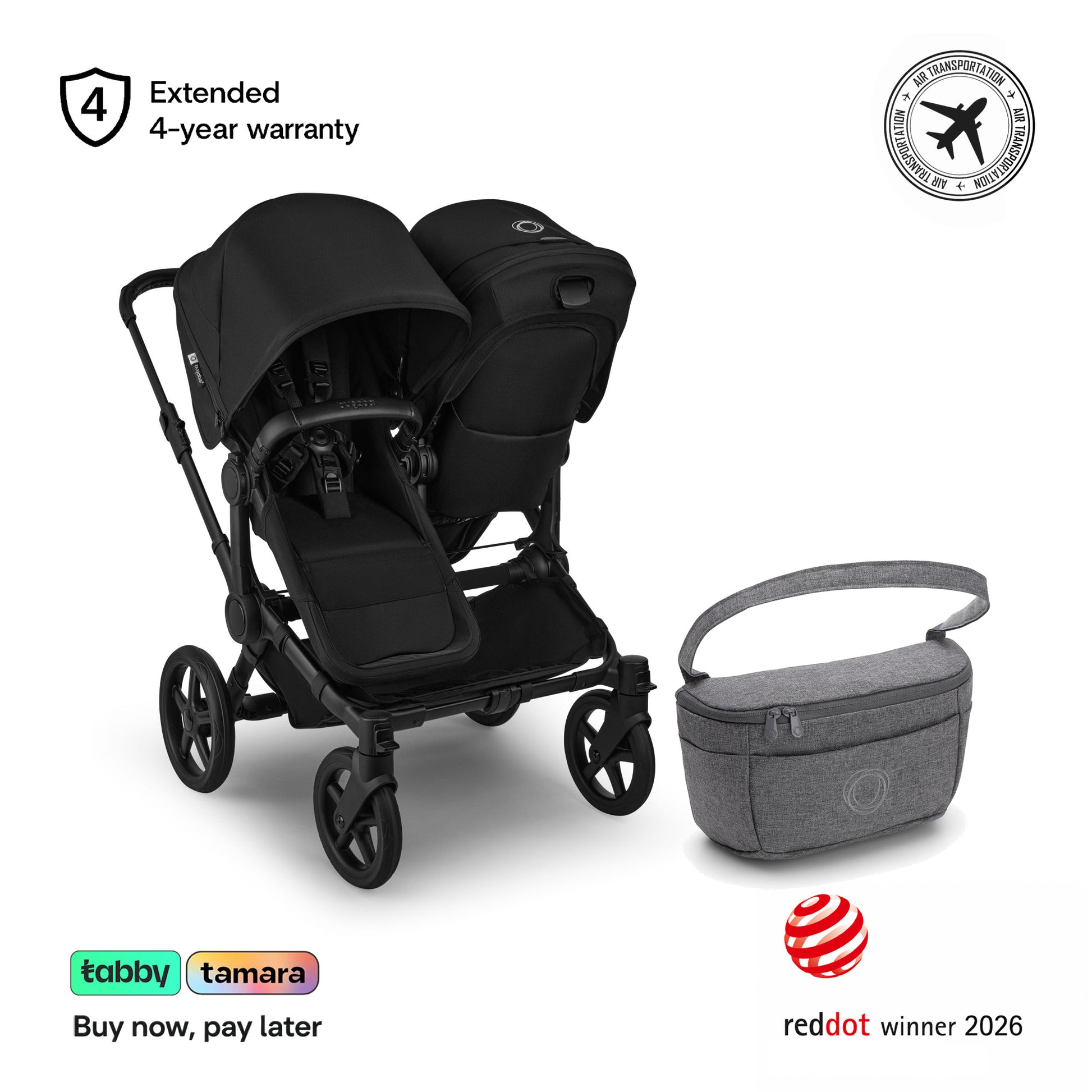 Donkey 6 mono + Sibling seat & Organizer Bundle
