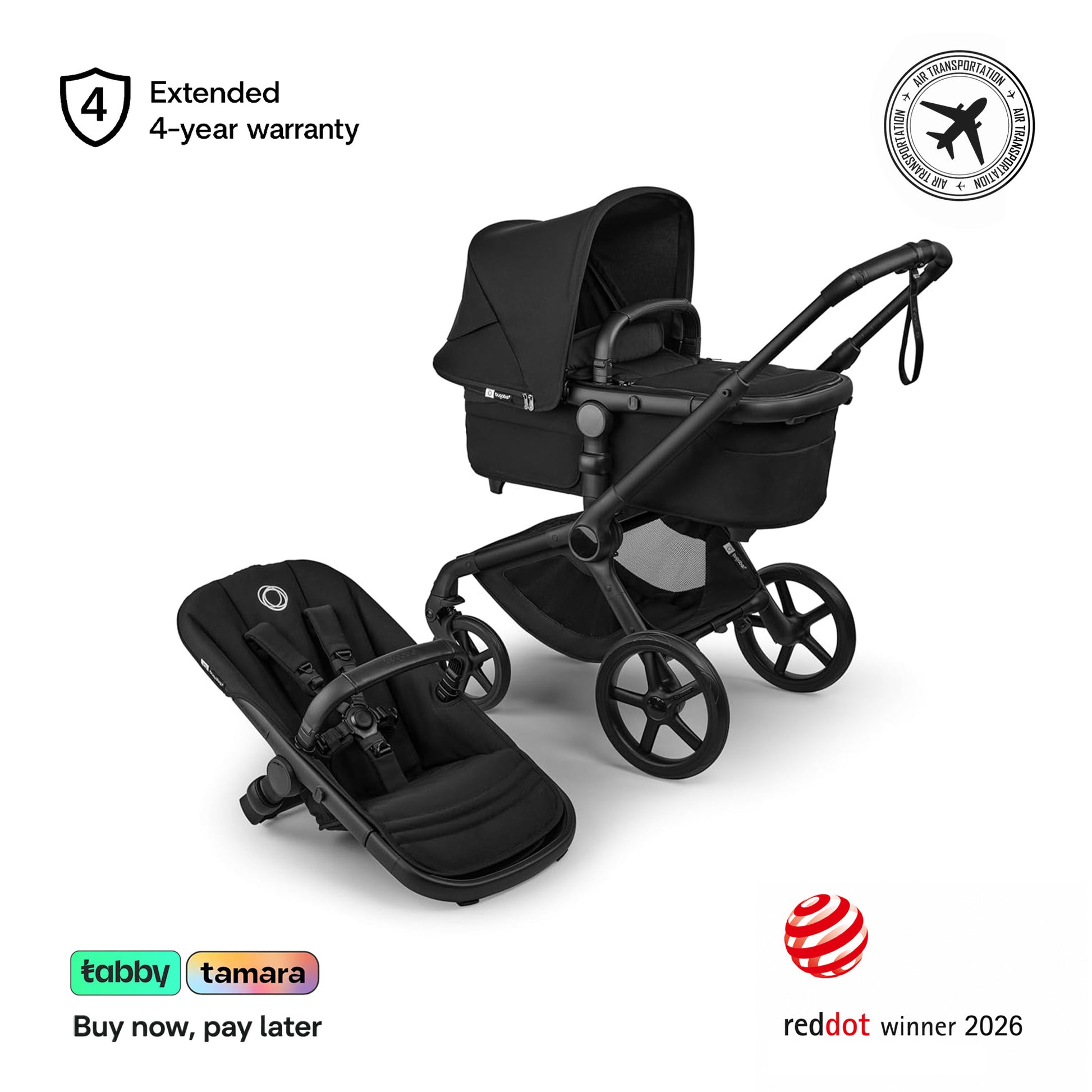 Fox 5 Renew Complete Stroller 2 In 1 All Terrain For Newborns Eco Friendly And Durable