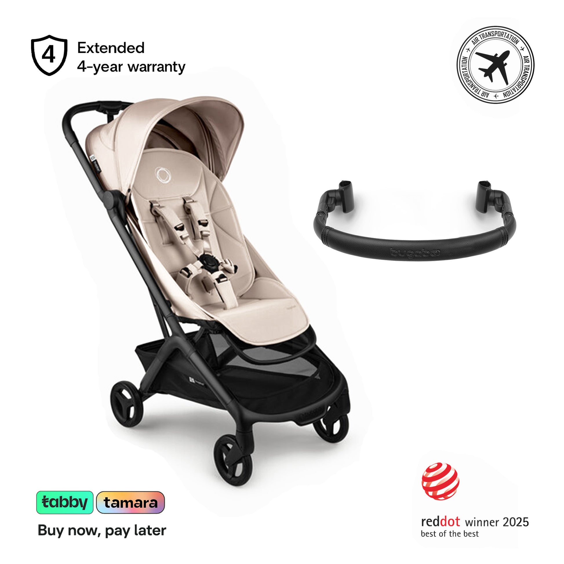 Butterfly 2 Stroller & Bumper Bar Bundle