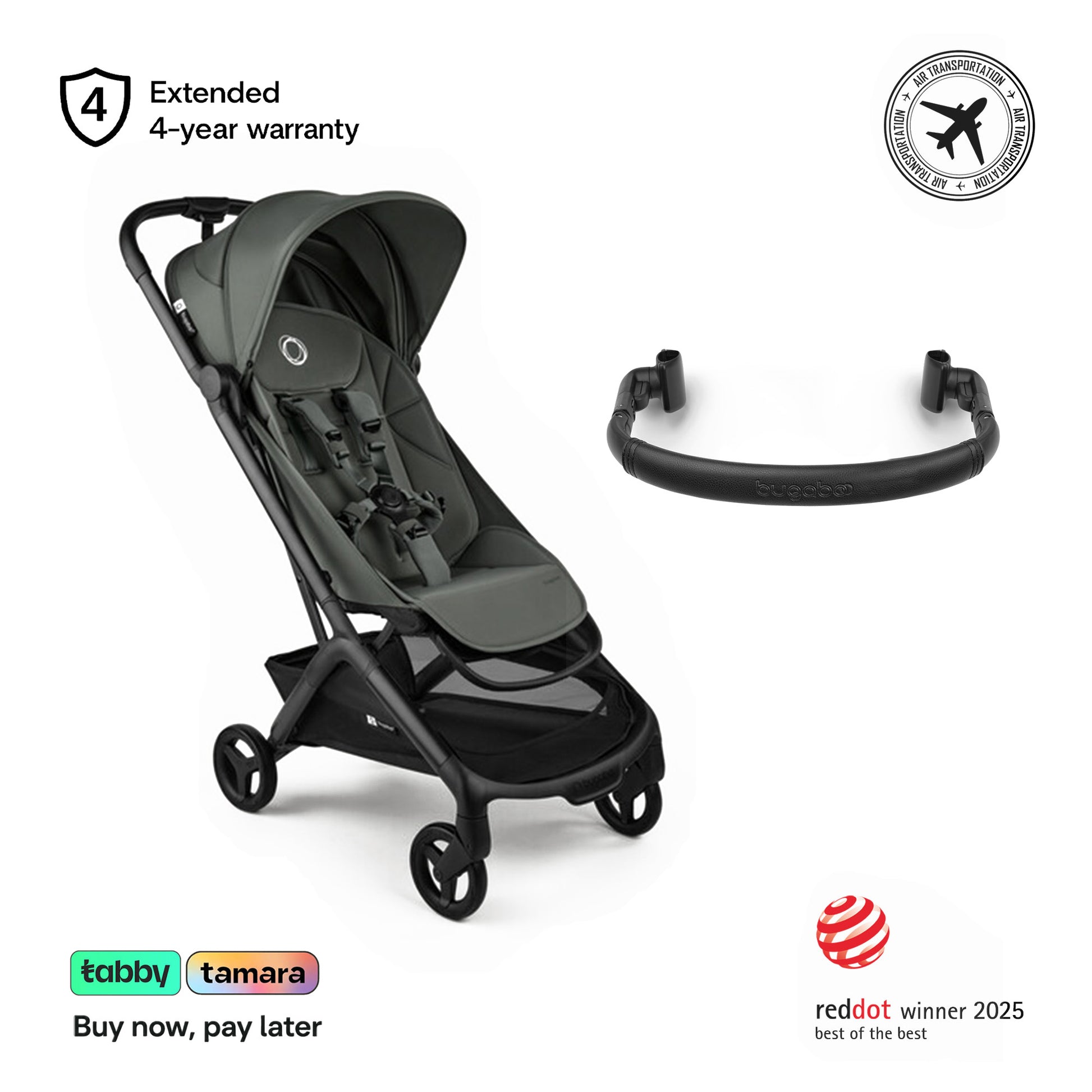 Butterfly 2 Stroller & Bumper Bar Bundle