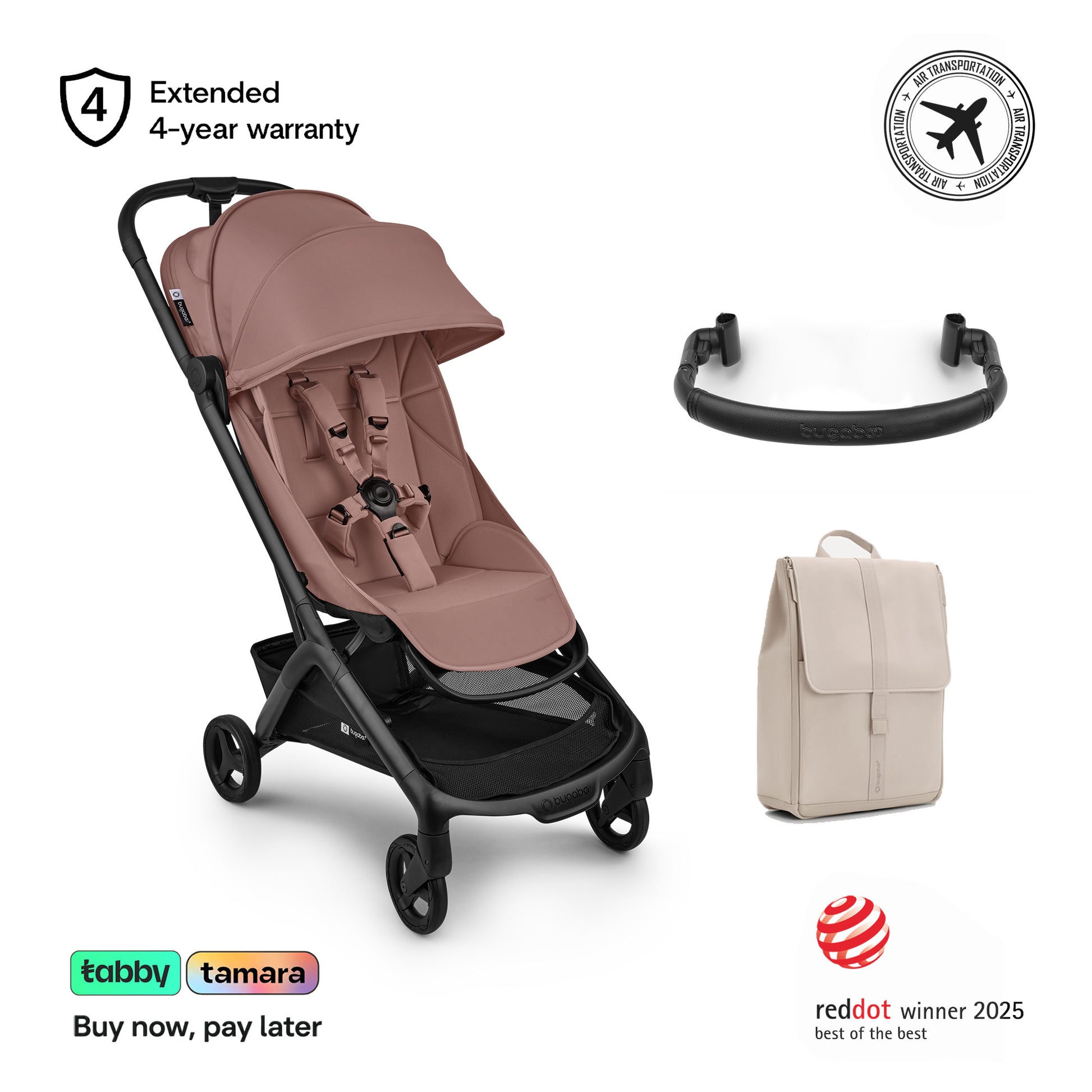 Butterfly 2, Bumper Bar & Changing Backpack Bundle