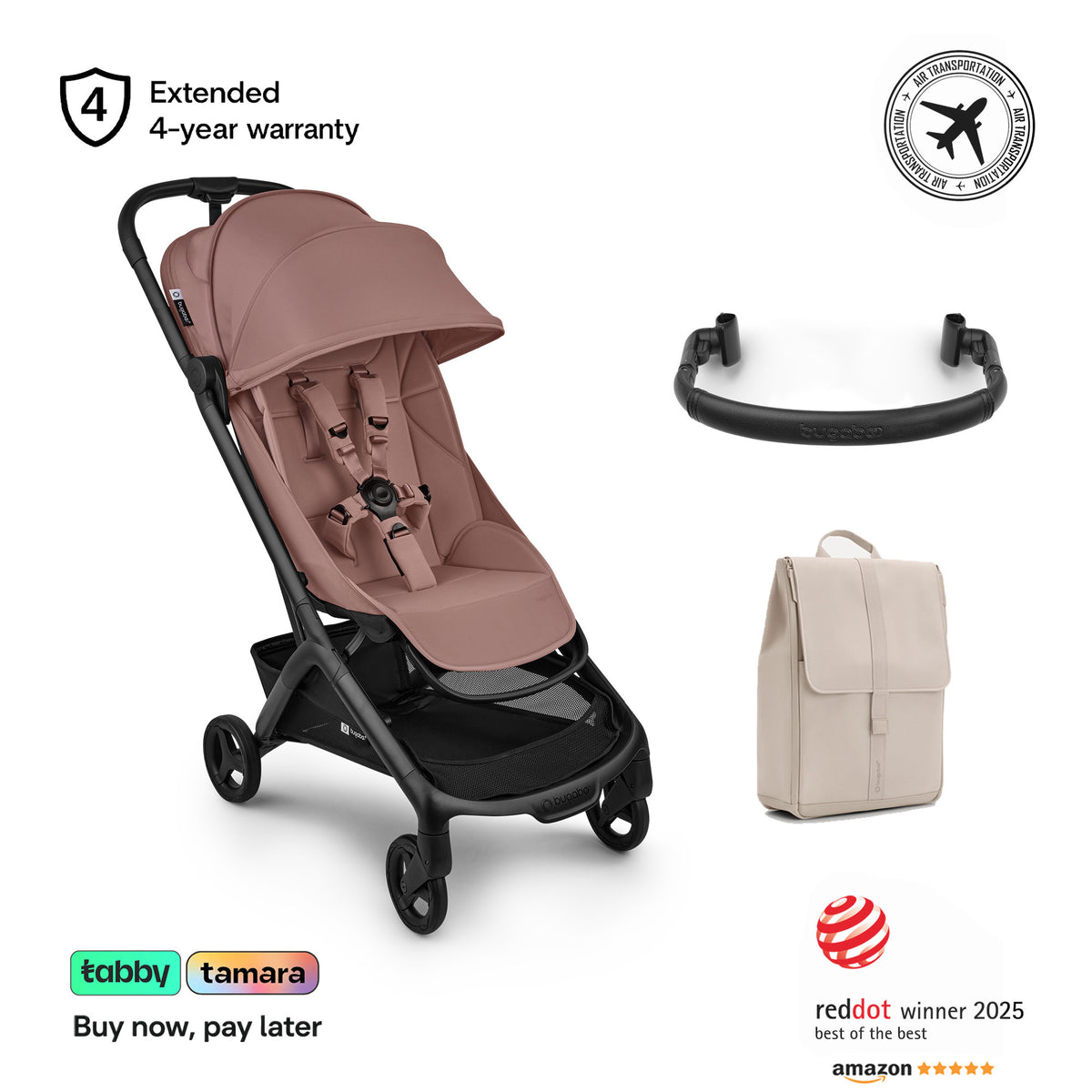 Butterfly 2, Bumper Bar & Changing Backpack Bundle