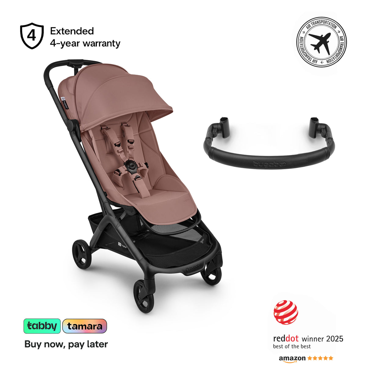 Butterfly 2 Stroller & Bumper Bar Bundle