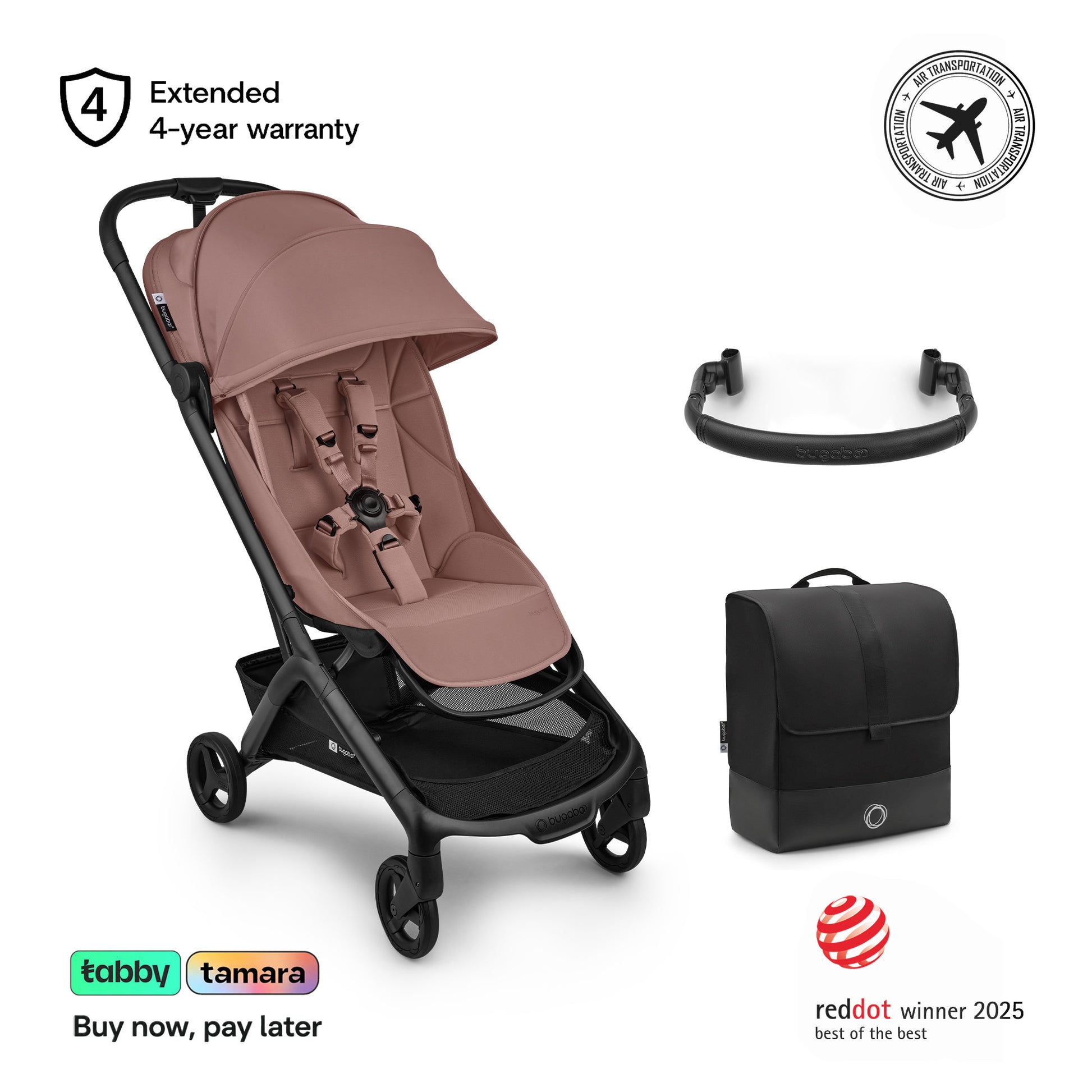 Butterfly 2 Stroller, Transport Bag & Bumper Bar Bundle