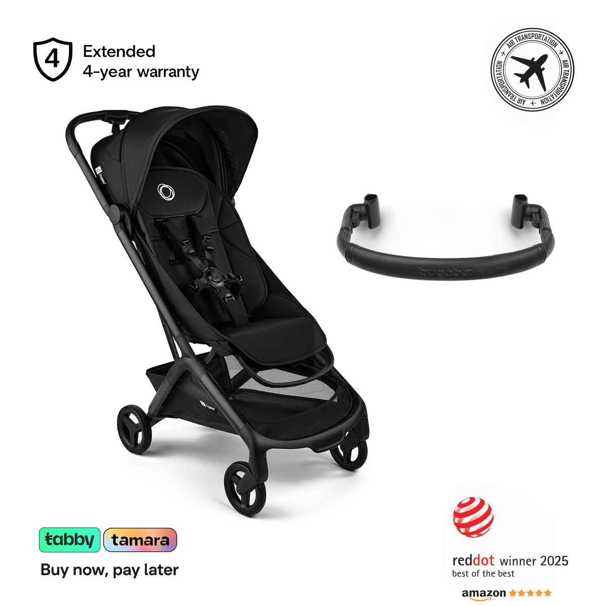 Butterfly 2 Stroller & Bumper Bar Bundle