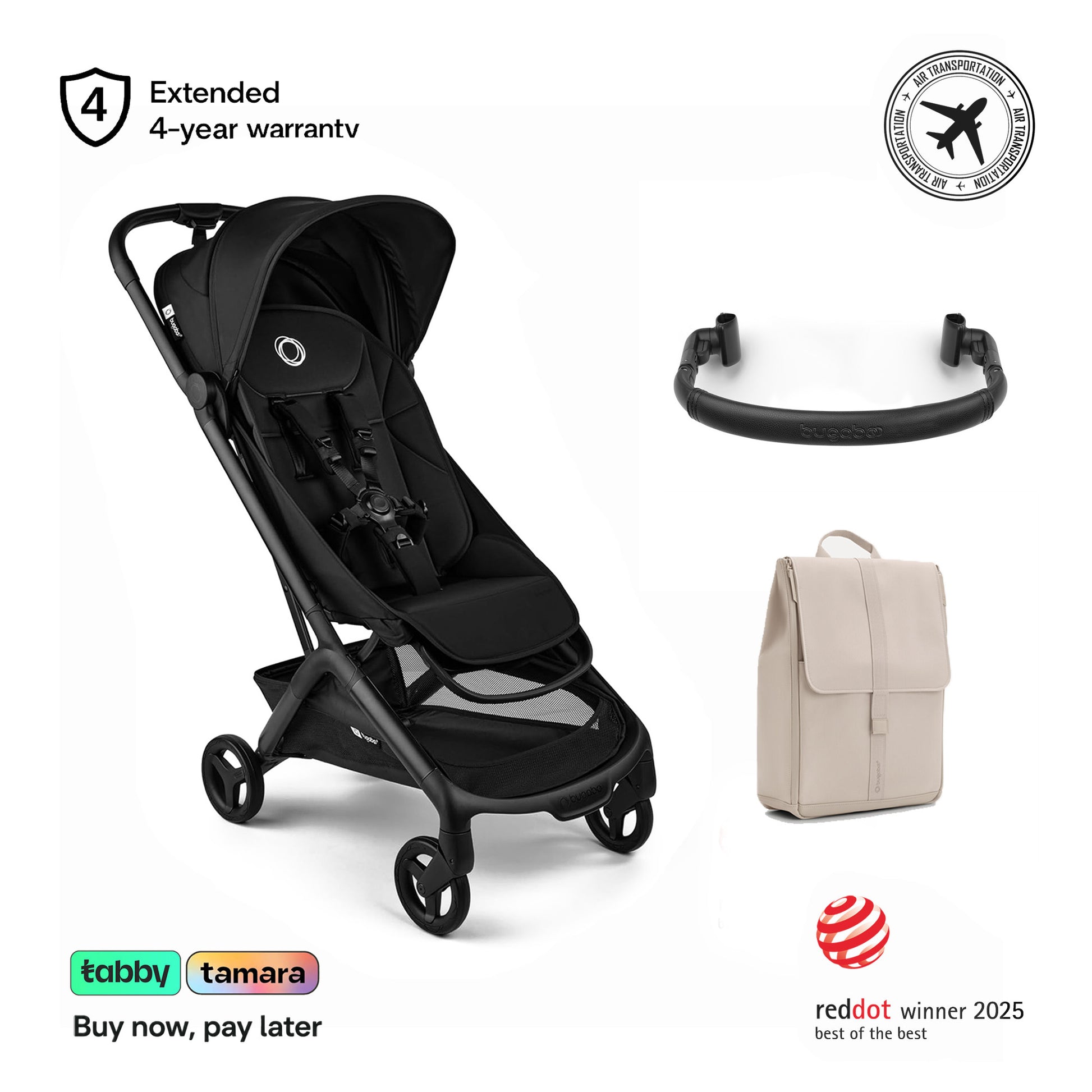 Butterfly 2, Bumper Bar & Changing Backpack Bundle