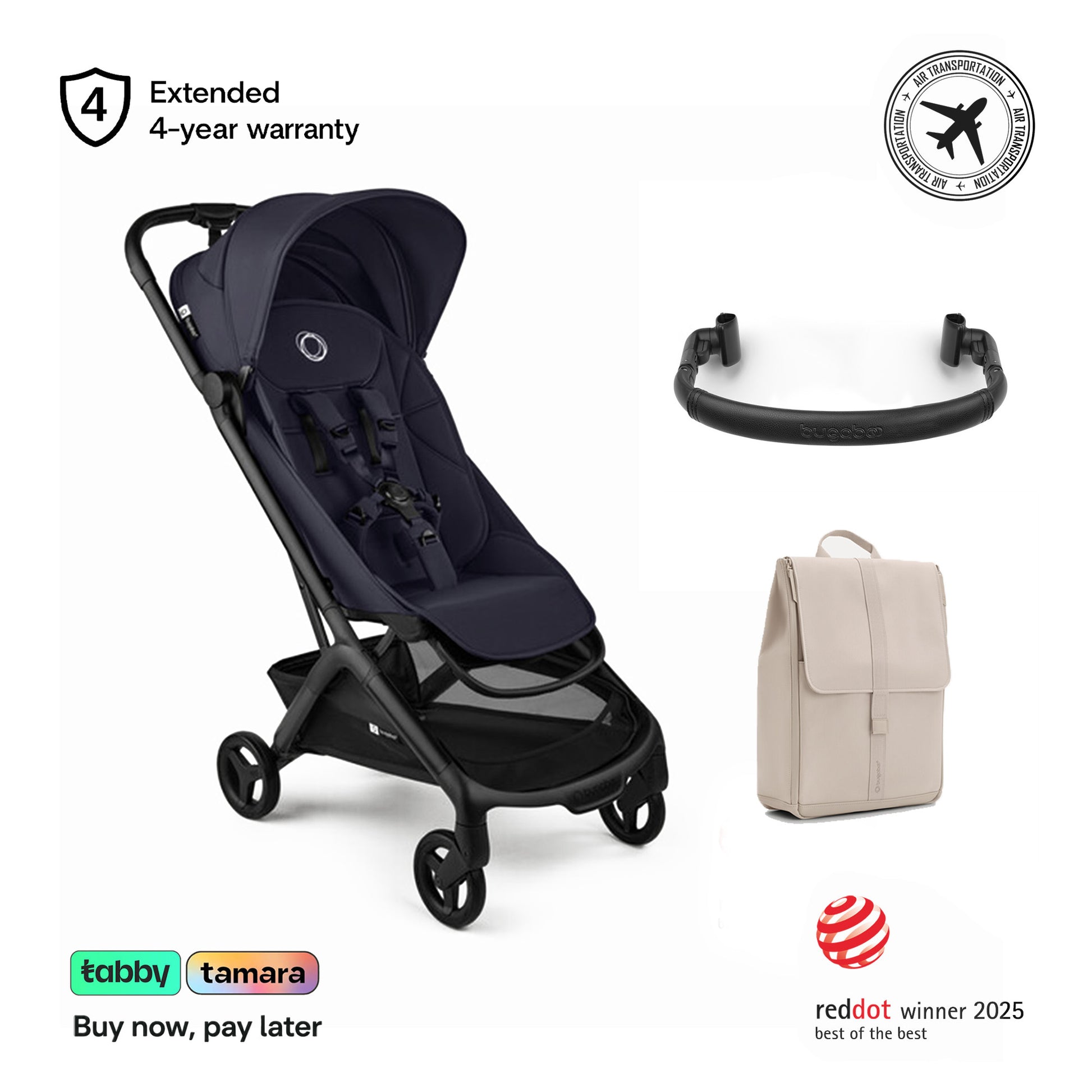 Butterfly 2, Bumper Bar & Changing Backpack Bundle