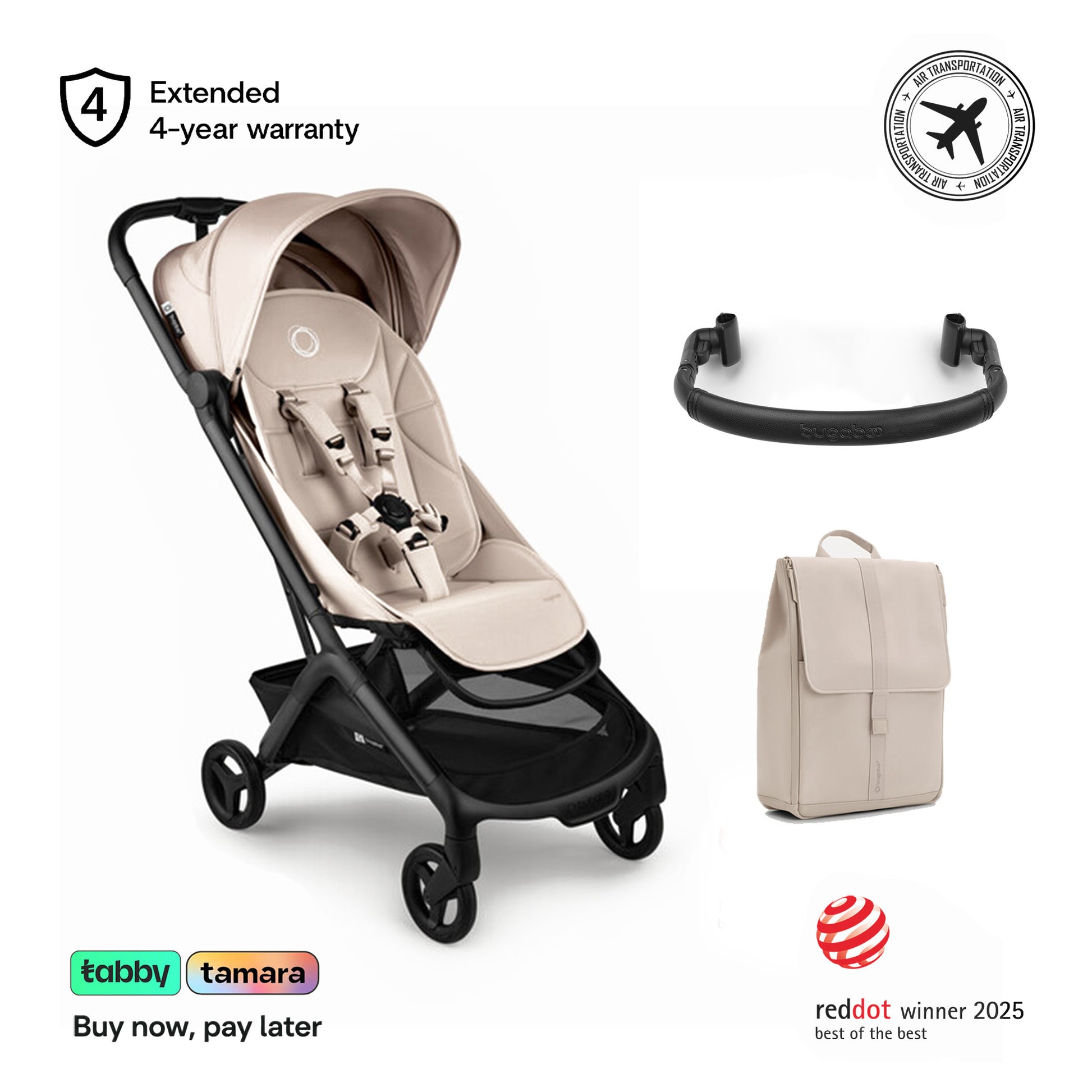 Butterfly 2, Bumper Bar & Changing Backpack Bundle