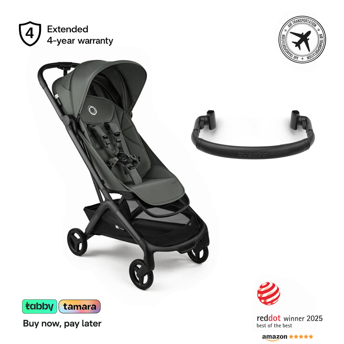 Butterfly 2 Stroller & Bumper Bar Bundle