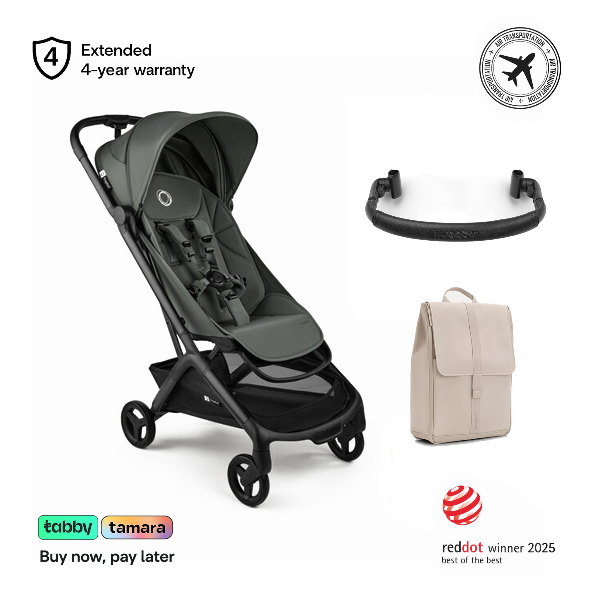 Butterfly 2, Bumper Bar & Changing Backpack Bundle