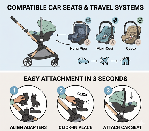 Bugaboo Butterfly 2 car seat adapters