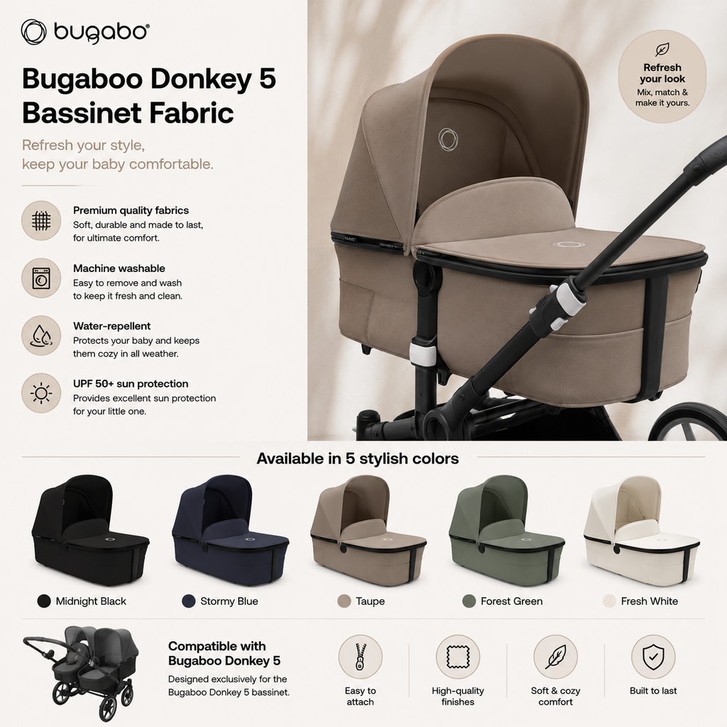 Donkey 6 Bassinet Fabric (1 Bassinet Complete exclude seat / bassinet frame)