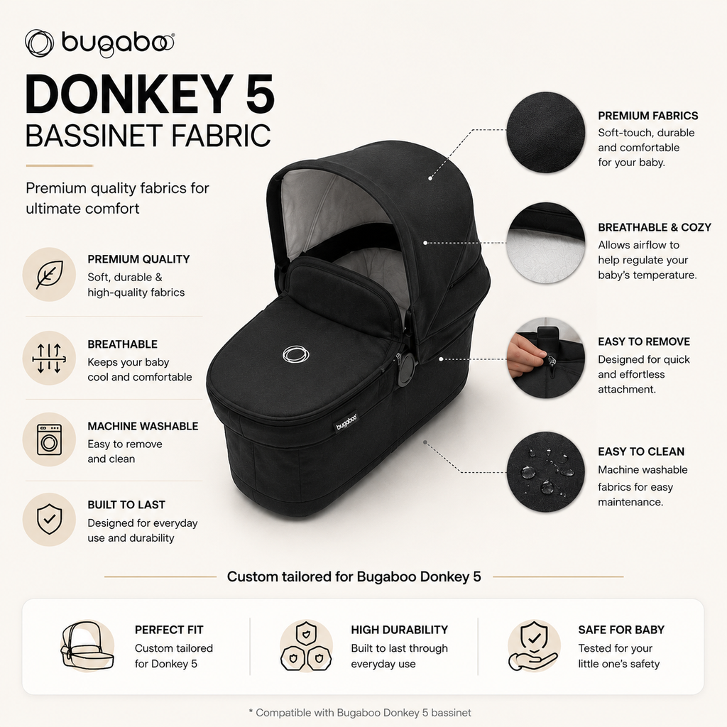 Donkey 6 Bassinet Fabric (1 Bassinet Complete exclude seat / bassinet frame)